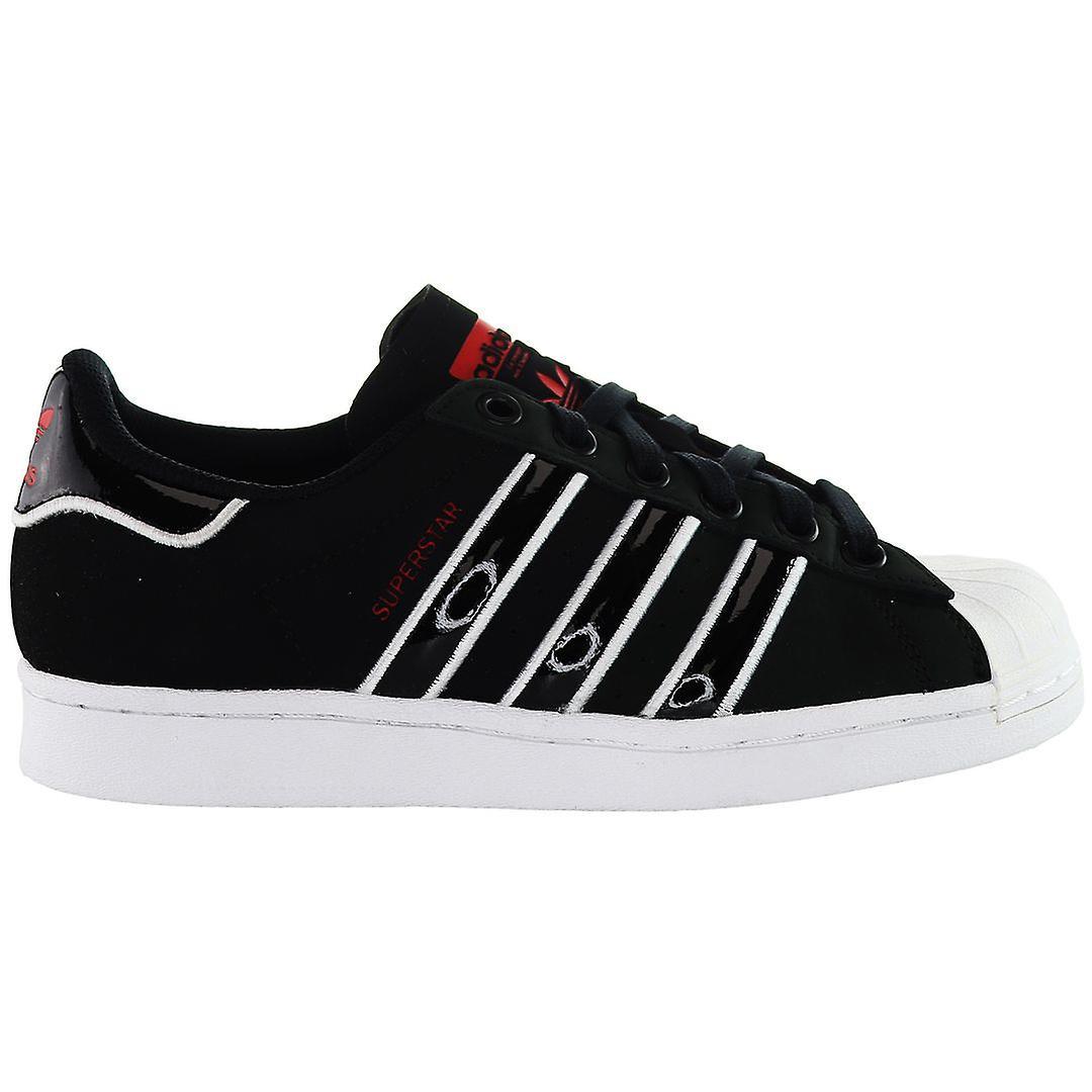 Adidas Superstar Lace-Up Black Synthetic Womens Trainers FY4505 UK 6.5 EU 40 US 8