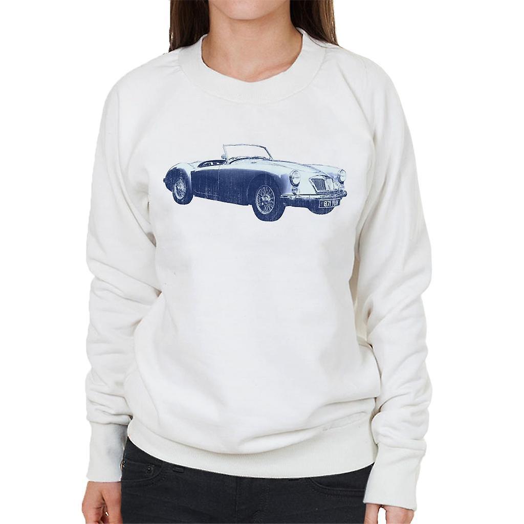 MG MGA 1962 British Motor Heritage Women's Sweatshirt White X-Large