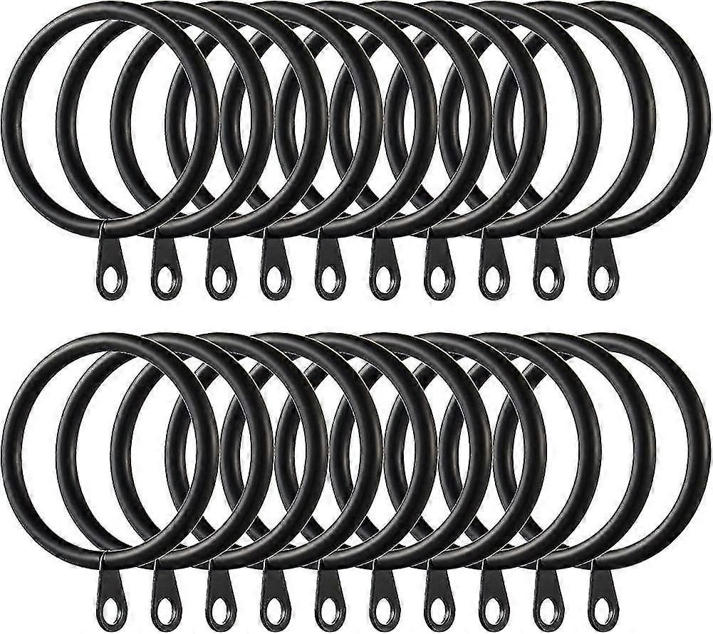 Sichuan Chuanqia Trading Pack Of 60 Curtain Rings Metal Curtain Rings For Hanging Curtains And Curtain Rods, 38 Mm Inner