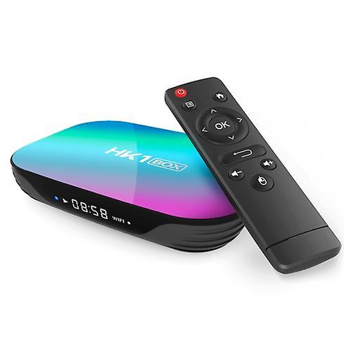 Funspace Hk1 Box 4k Smart Tv Box Android 9.0 Media Player With Remote Control, Amlogic S905x3 Quad-core, 4gb+32gb EU Plug