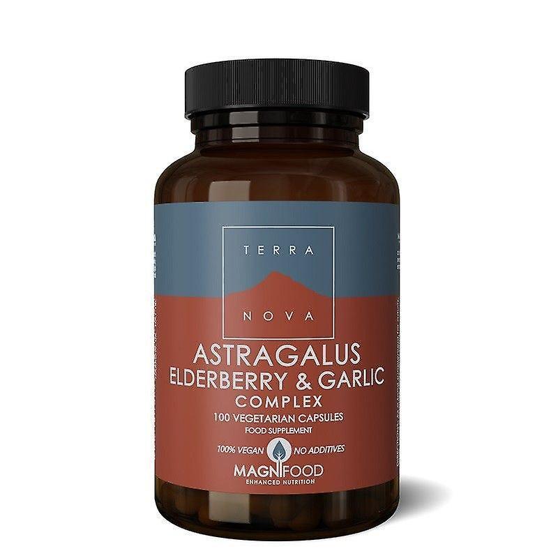 Terra Nova Terranova Astragalus, Elderberry & Garlic Complex Vegicaps 100 (T1780)