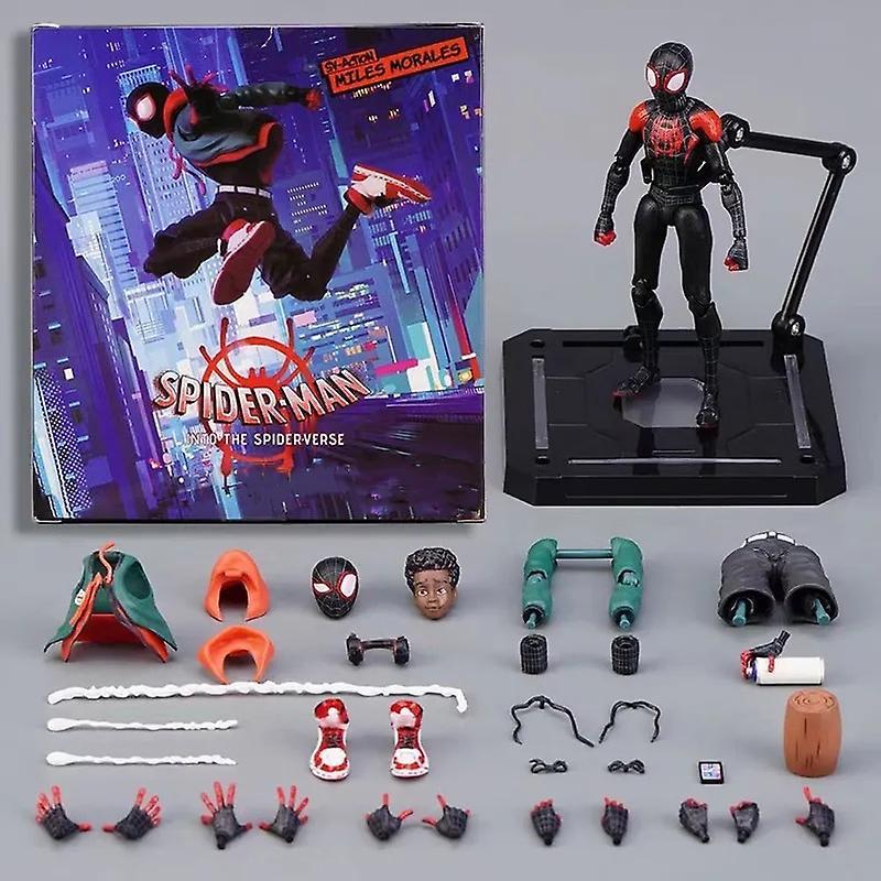 Renekton Sentinel Sv Action Spiderman Miles Morales Action Figure Model Spider-man Into The Spider Verse Peter Parker Miles Figurine Toys Original box