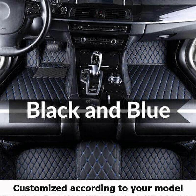 Arysiedder For MG4 EV MG Mulan EH32 2022 2023 2024 Car Floor Mats Carpet Anti-dirt Pad Leather Mat Car Mats Luxury Car Accessories Interior black b...