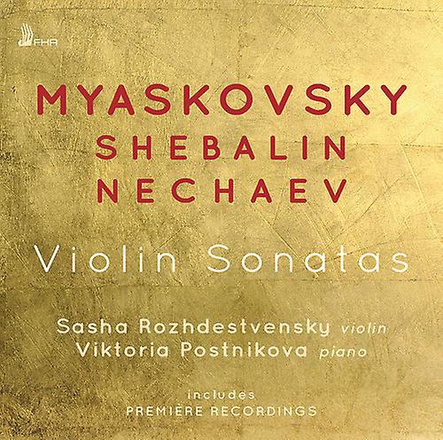 First Hand Myaskovsky - Sonat for Violin & Piano 70  [COMPACT DISCS] USA import