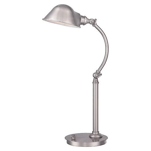 Thompson LED 7 Light Desk Lamp Brushed Nickel