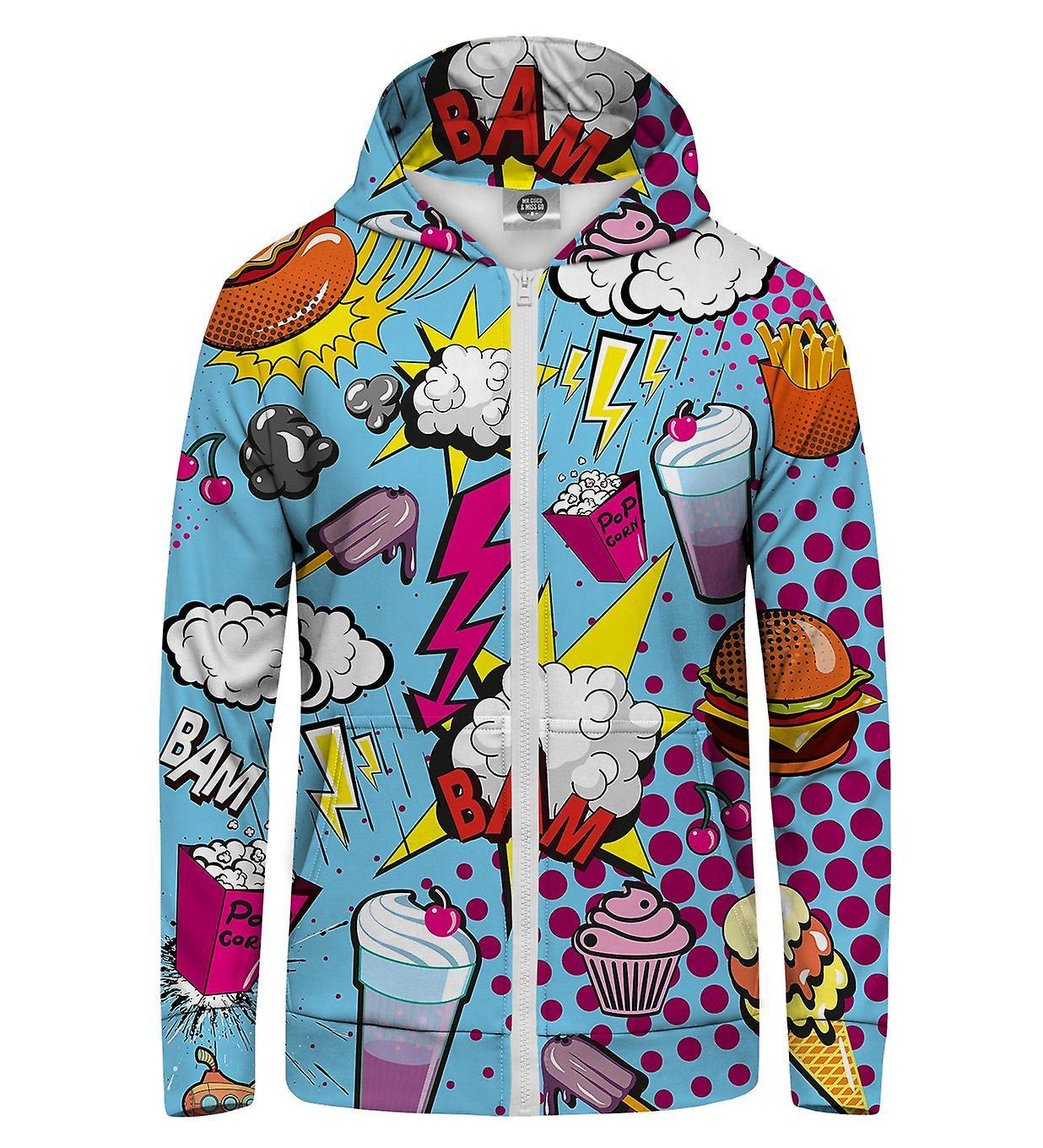 Mr Gugu & Miss Go Mr. GUGU & Miss GO cosmic Zip Up Hoodie blue 2XL