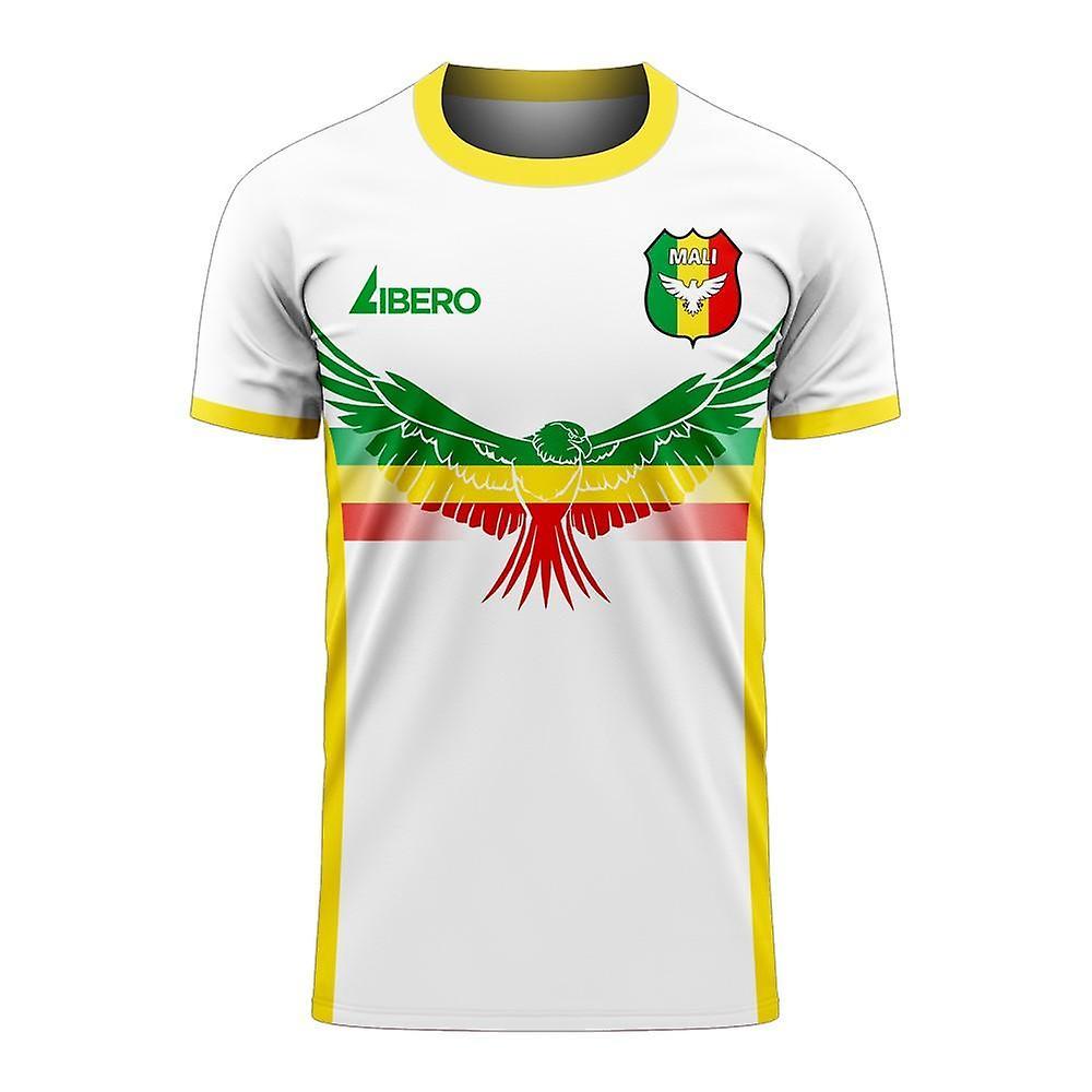 Libero Sportswear Mali 2024-2025 Away Concept Football Kit (Libero) White 5XL