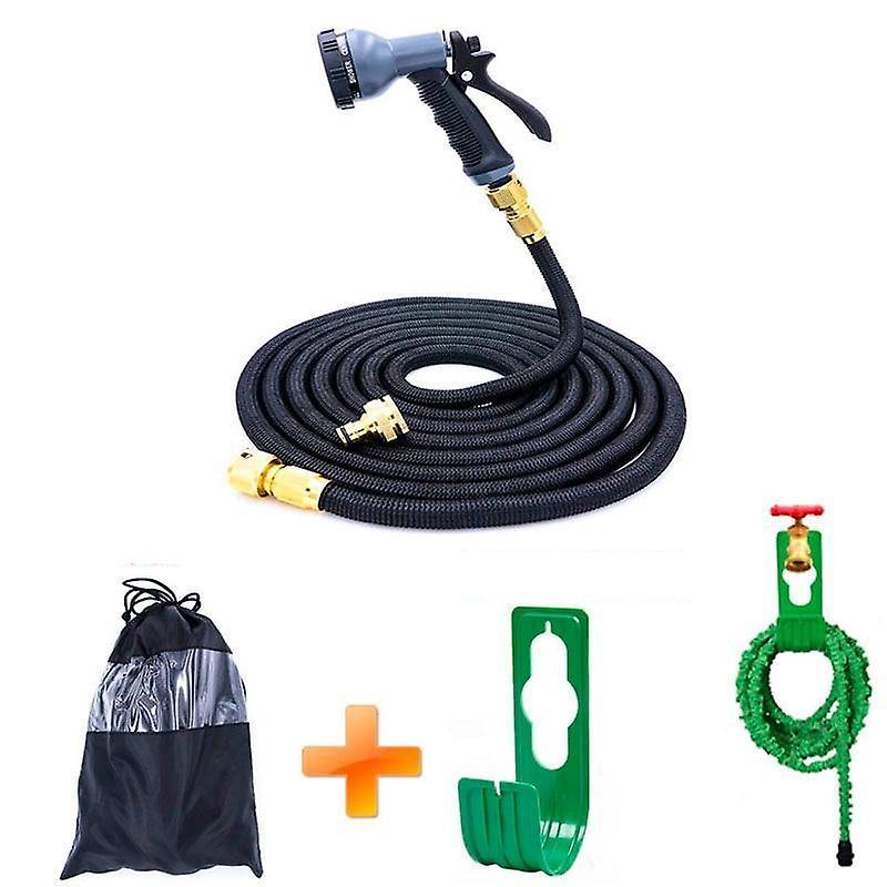 Slowmoose Garden Hose Expandable Magic Flexible Water Plastic Pipe With Spray Gun 125ft