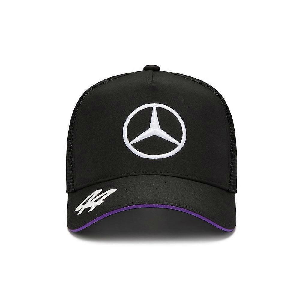 Mercedes-Benz Men's Mercedes AMG Petronas Mercedes Amg Petronas F1 Lewis Hamilton Trucker Cap Black 2024