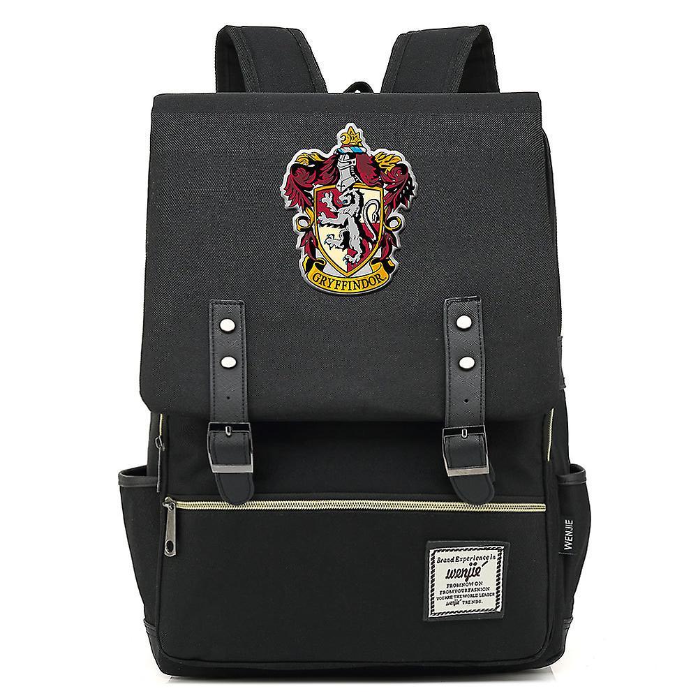 Yixin Tech Gryffindor School Of Witchcraft And Wizardry Printed Backpack, Youth Student Backpack, Men's And Women's Leisure Bag, Travel Bag Black L...