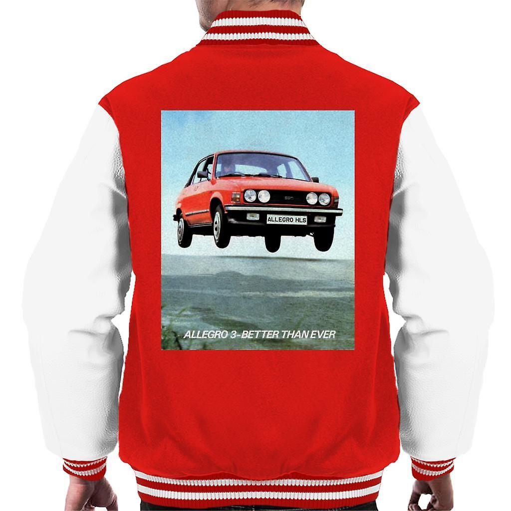 Austin Allegro 3 Better Than Ever British Motor Heritage Men's Varsity Jacket Red/White XX-Large