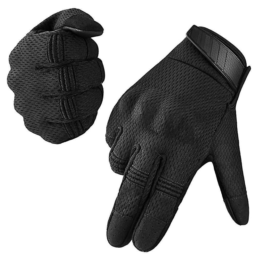 Wfuo Motorcycle  Touchnable Gloves Tactical Gloves Full Finger Gloves For Motorcycle XL