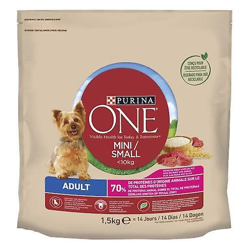 Purina One Mini Dog Adult Meal Beef & Rice (Dogs , Dog Food , Dry Food) 800 GR