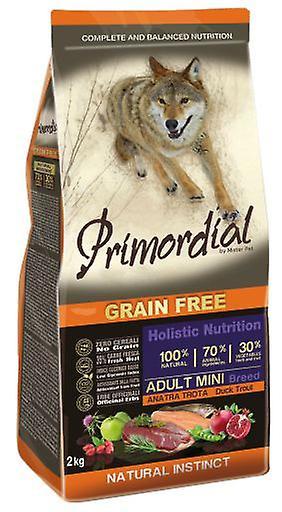 Primordial Dog Food For Adult Mini Trout & Duck (Dogs , Dog Food , Dry Food) 2 KG