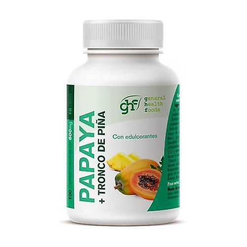 GHF Papaya 600mg 100 tablets of 600mg