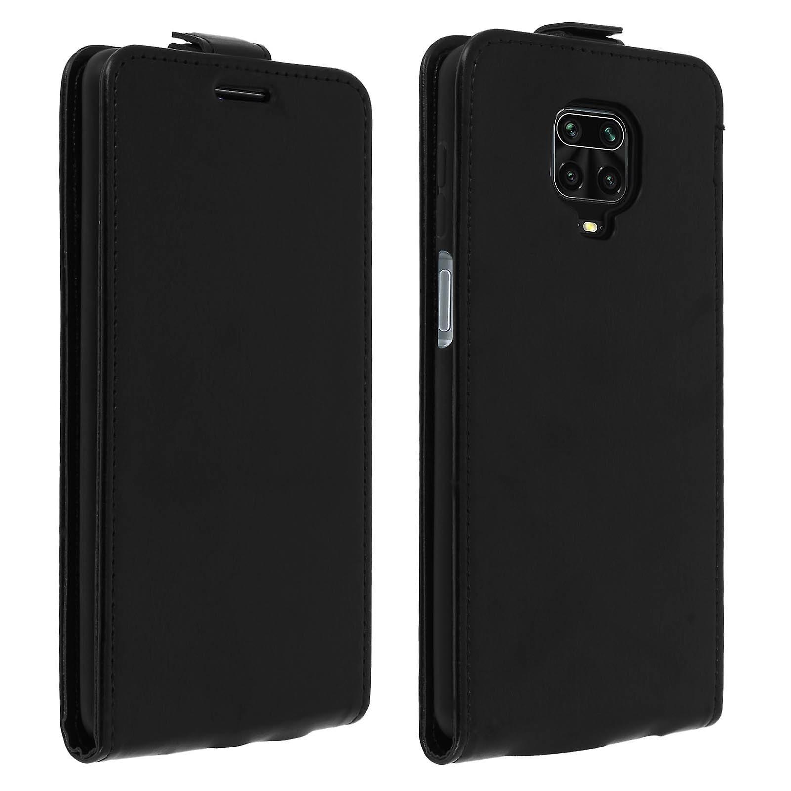 Avizar Back cover Xiaomi Redmi Note 9S/9 Pro/9 Pro Max Vertical Flap Wallet Black