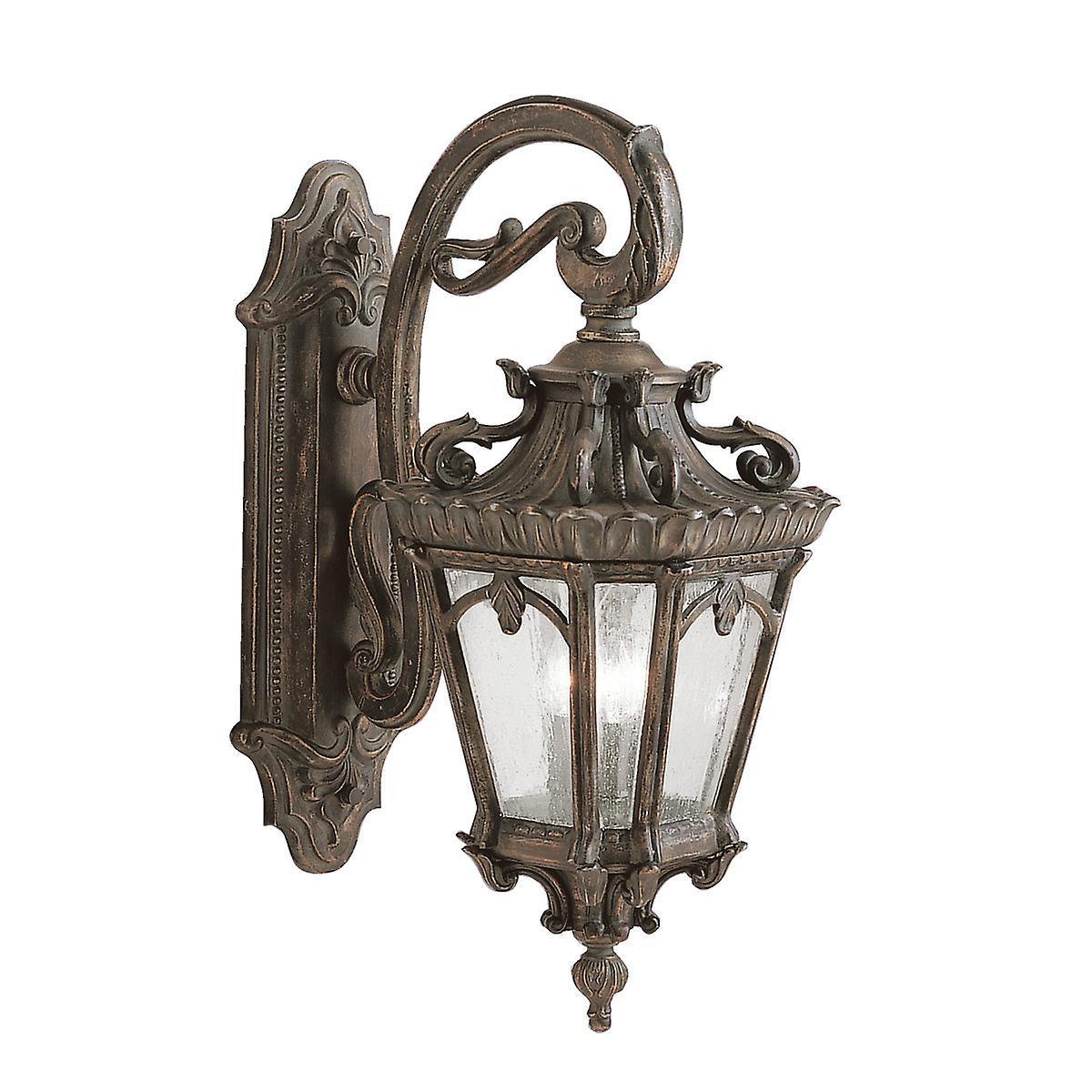 Elstead Lighting Tournai 3 Light Outdoor Large Wall Lantern Light Londonderry IP44, E14