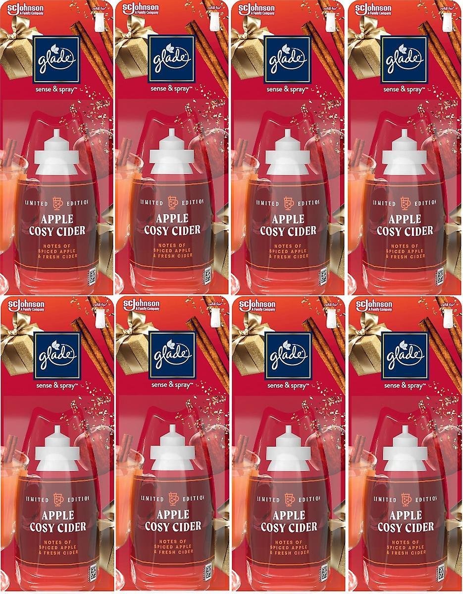 8 x 18ml Glade Sense and Spray Refill - Apple Cosy Cider