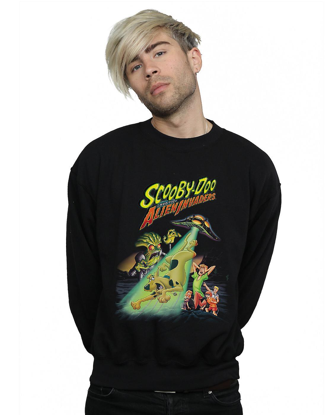 Absolute Cult Scooby Doo Men's And The Alien Invaders Sweatshirt Black Large