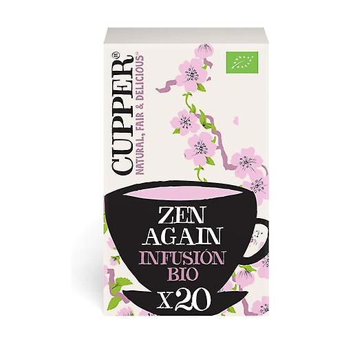 Cupper Bio feel zen lemongrass, eucalyptus and ginkgo infusion 20 infusion bags