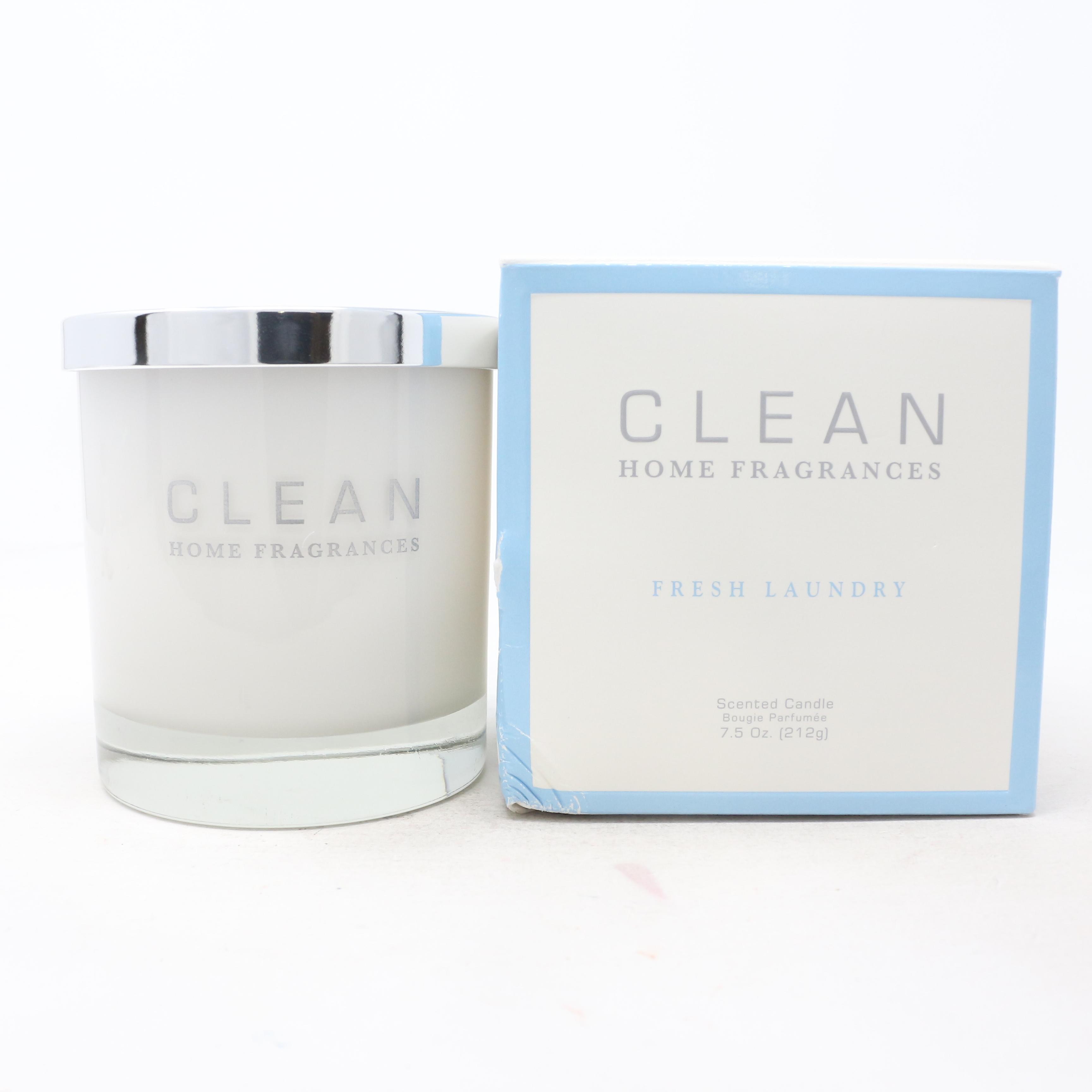 Clean Fresh Laundry Scented Candle  7.5oz/212g New With Box 7.5 oz