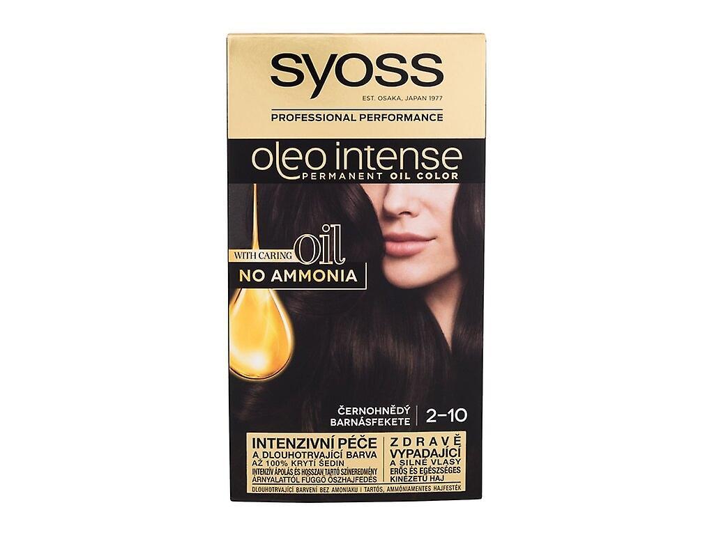 Syoss - Oleo Intense Permanent Oil Color 2-10 Black Brown - For Women, 50 ml