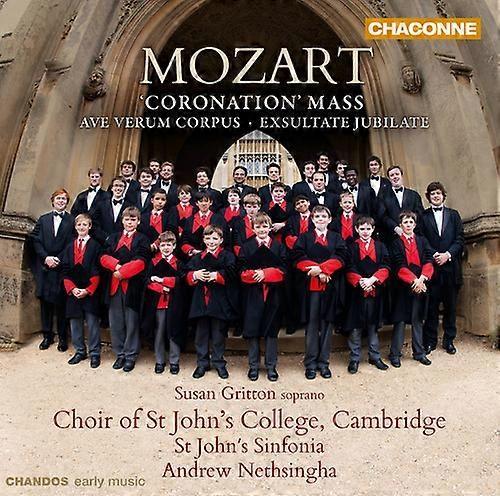 St. John's College Choir, Cambridge - Coronation Mass & Ave Verum Corpus &  [COMPACT DISCS] USA import