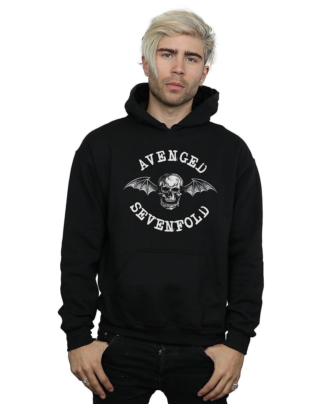 Absolute Cult Avenged Sevenfold Men's Death Bat Hoodie Black Medium