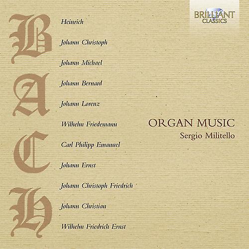 Brilliant Classics Sergio Militello - Organ Music  [COMPACT DISCS] USA import