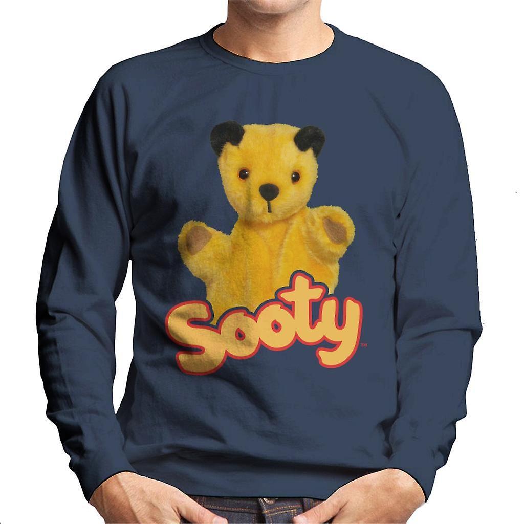 Sooty Wave Logo Men's Sweatshirt Navy Blue Large