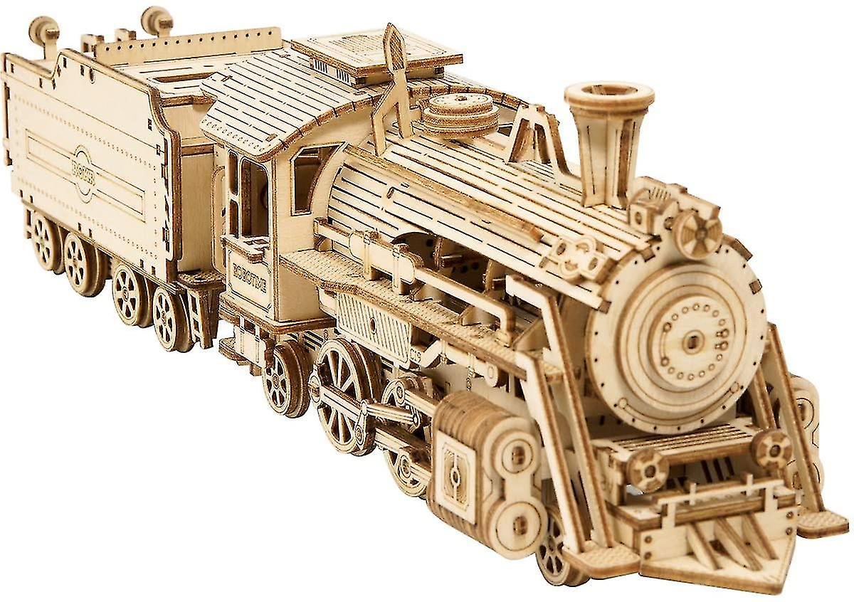 Heytea 3d Puzzles For Adults Wooden Toy Train Models Kits To Build Prime Steam Express