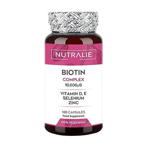 Nutralie Biotin complex hair, skin and nails 10000mcg 120 vegetable capsules