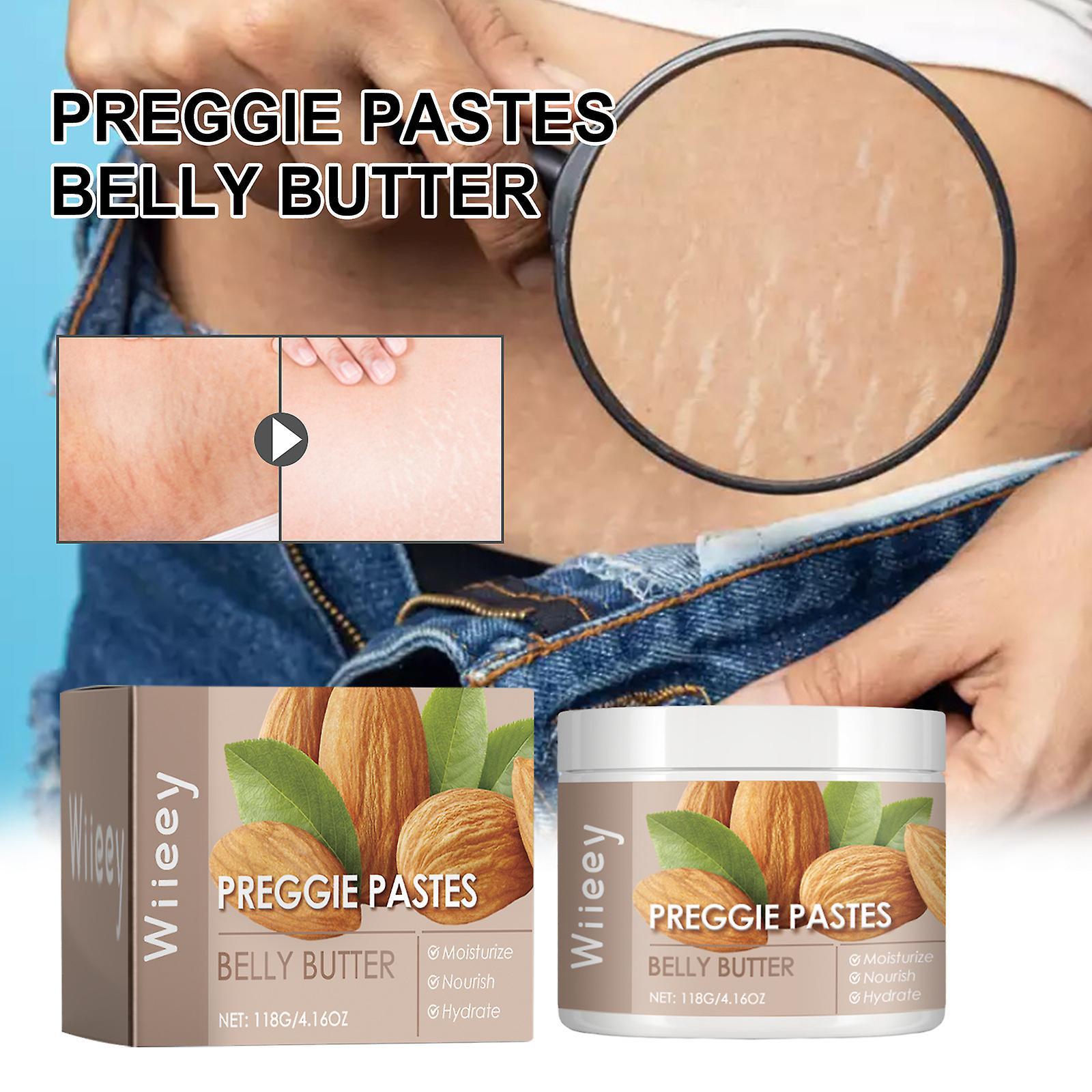 Frusde Preggie Paste Belly Butter, Preggie Paste Belly Butter Pregnancy Must Haves Moisturizing Belly Firming Cream, Helps to Prevent and Treat Str...