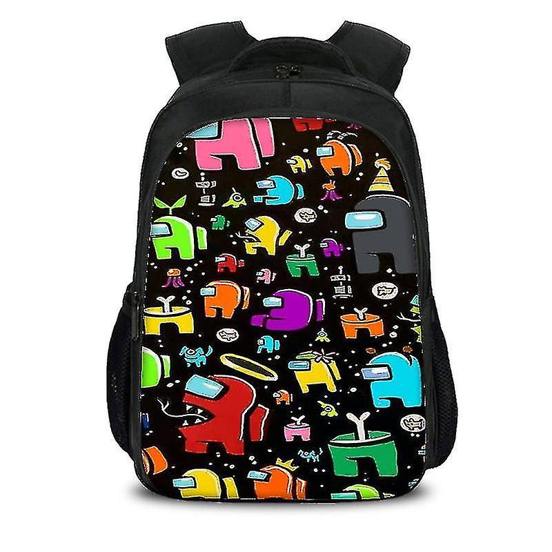 Among Us Design Backpack Student School Bags Kids Gift 16 Inchs [xc] WHBYV 8