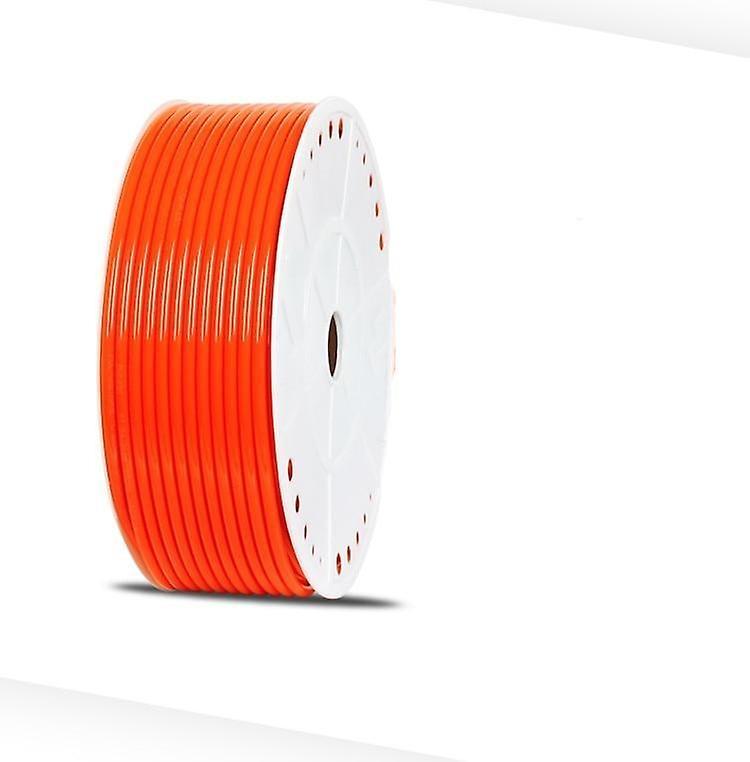 Slowmoose Pneumatic Pipe, Air Hose Tube -tubing Compressor Pu Polyurethane Plastic Parts Orange 12x8-3M