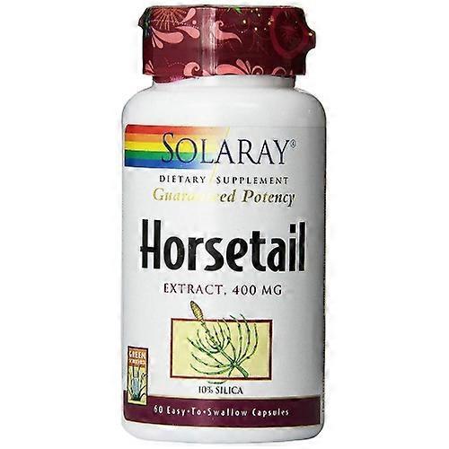 Solaray Horsetail Extract, 400 mg, 60 Caps (Pack of 1)