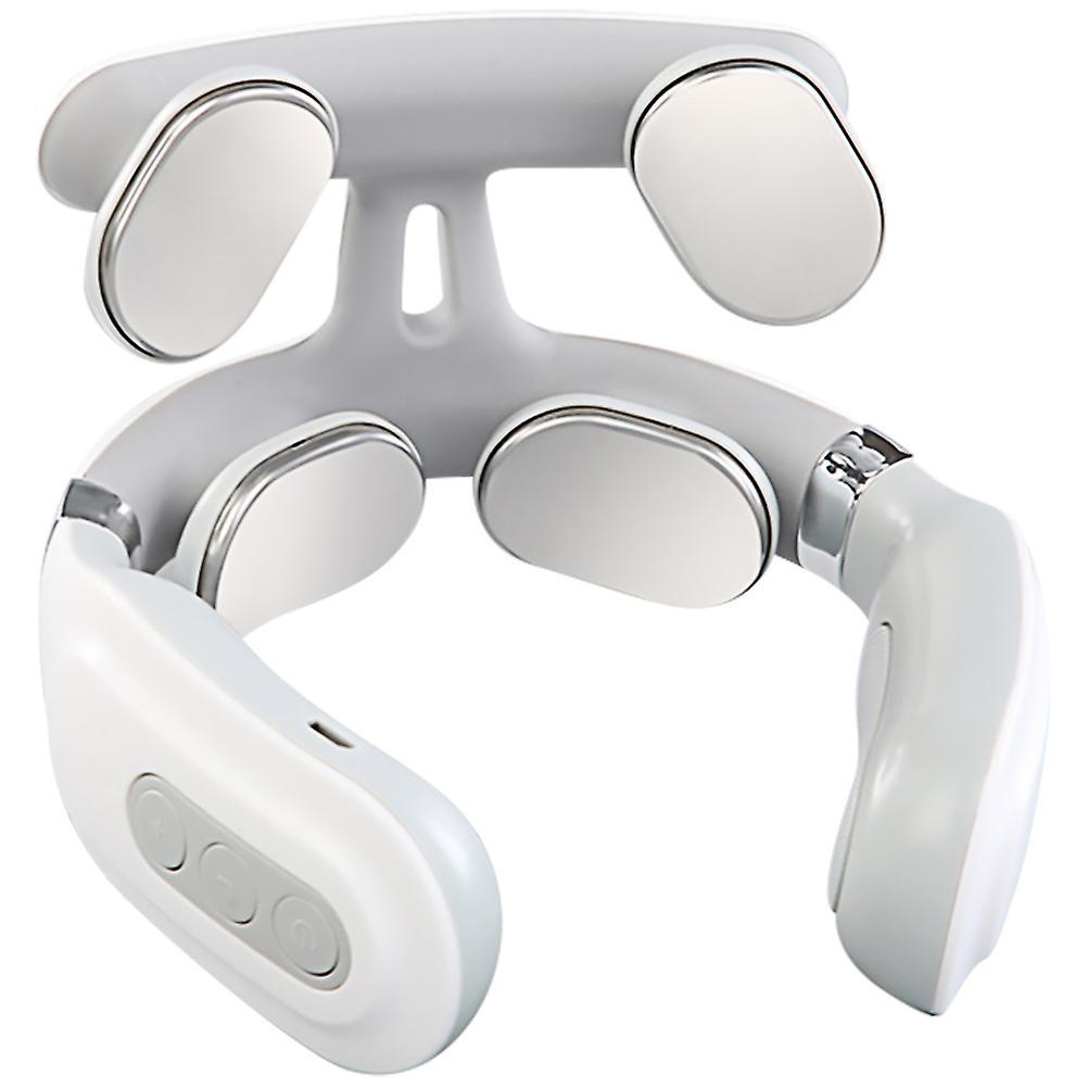 Winomo Electric Cervical Massager Electric Smart Neck And Shoulder Pain Relief Massager White 14.5X14cm