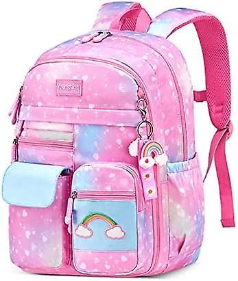 Usiful Backpack For Girls, Kids Backpack, Elementary Schoolbag For Girls With Compartments, Students Girls Backpack Pink S