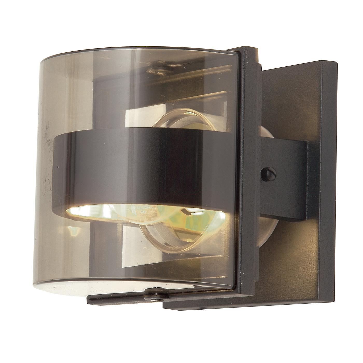 Frida 1 Light Indoor Small Wall Light Graphite IP54 E27