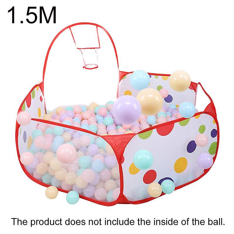 Fisheraw Foldable Indoor Children Basketball Shoot Ball Ocean Pool Play Tent Game House With Frame 1.5M