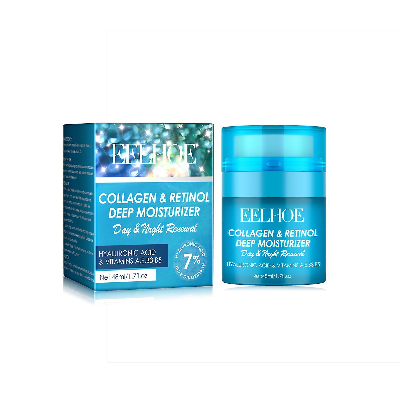 Hefansi Collagen Retinol Deep Moisturizing Cream Keeps Skin Hydrated Slows Skin Aging 48ml