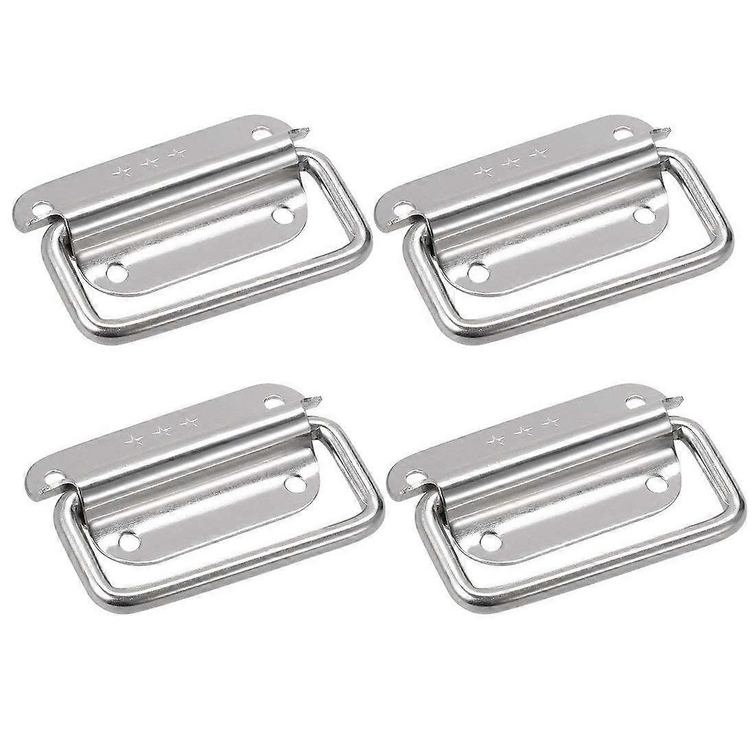 Botribas 4Pcs Chest Handles Stainless Steel Large Size Pull Handles for Toolbox