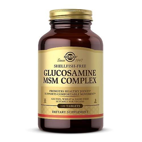 Solgar Glucosamine MSM Complex (Shellfish-Free) Tablets, 120 Tabs (Pack of 1)