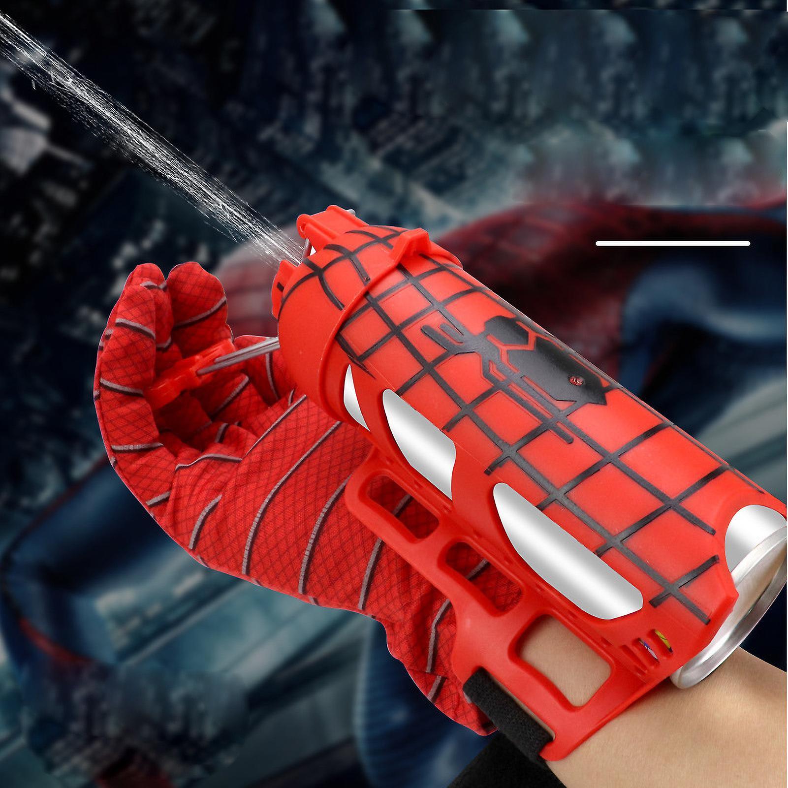 Kids Spider Silk Launcher Spider Silk Launcher Type 1 - Kids Web Shooter Role Play Toy with Environmentally Friendly Superhero Gloves