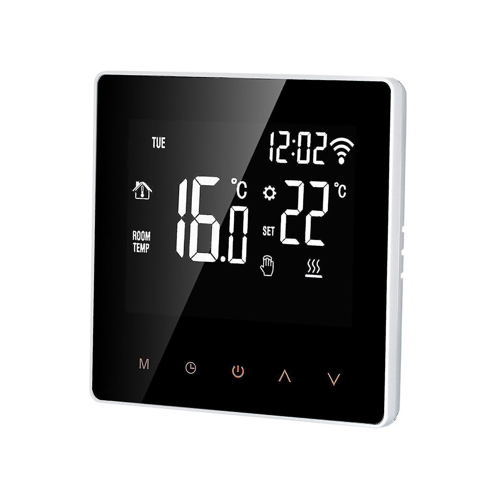 Subaoe Wi-fi Smart Thermostat Digital Temperature Controller Tuya App Control Lcd Displaytouch Screen Week Programmable Electric Floor Heating Ther...