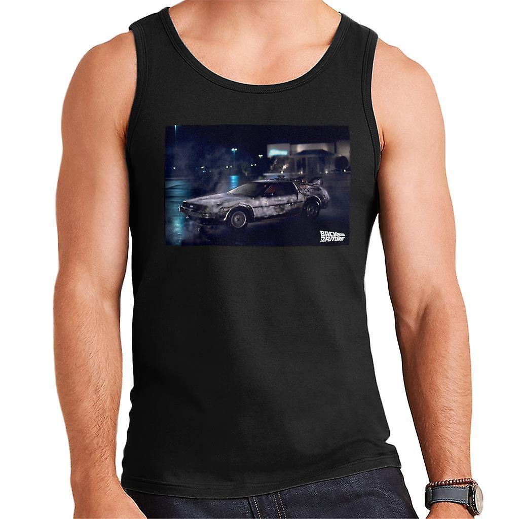 Back to the Future Delorean Cinematic Design Men's Vest Black Large