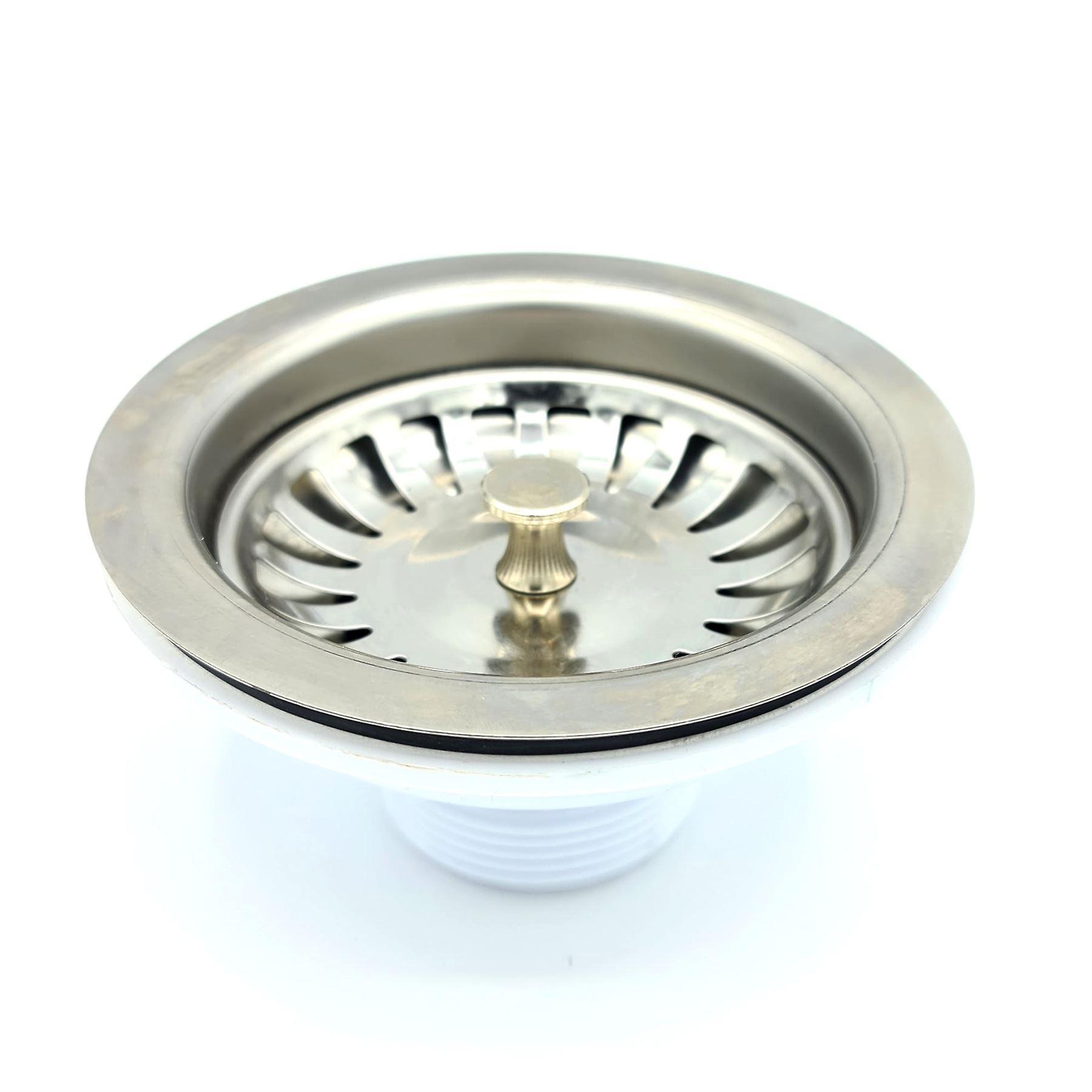 Aniplast Stainless Steel Strainer Basket for Kitchen Sink Basin Drain Waste Trap