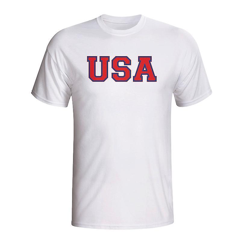 Gildan Usa Country Iso T-shirt (white) Womens XXL (Size 18 - 40 inch Chest)