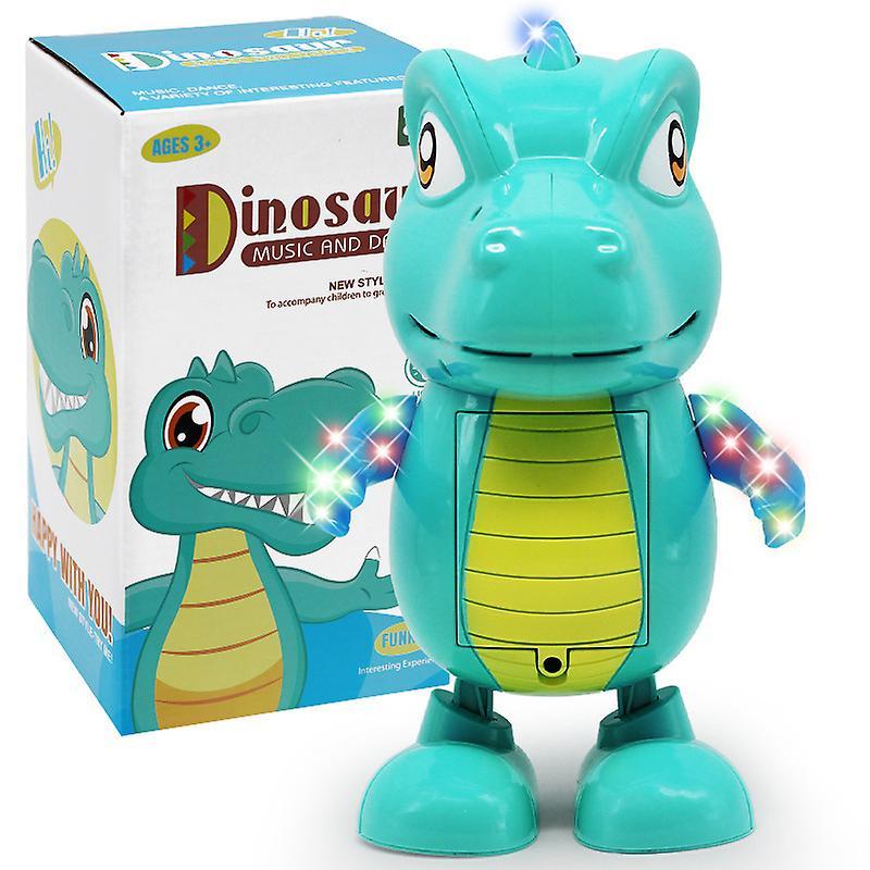 Musical Dancing Dinosaur Baby Toy, Electric Dancing And Singing Toys With Lights And Sounds For Toddlers Age 1 2 3 Birthday Gift