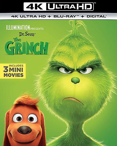 Universal Studios Dr. Seuss' The Grinch  [ULTRA HD BLU-RAY REGION: A USA] With Blu-Ray, 4K Mastering, Digital Copy, 2 Pack USA import